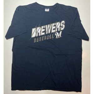 Milwaukee Brewers Shirt ADULT XL Blue MLB Baseball Brewers MENS & WOMEN UNISEX